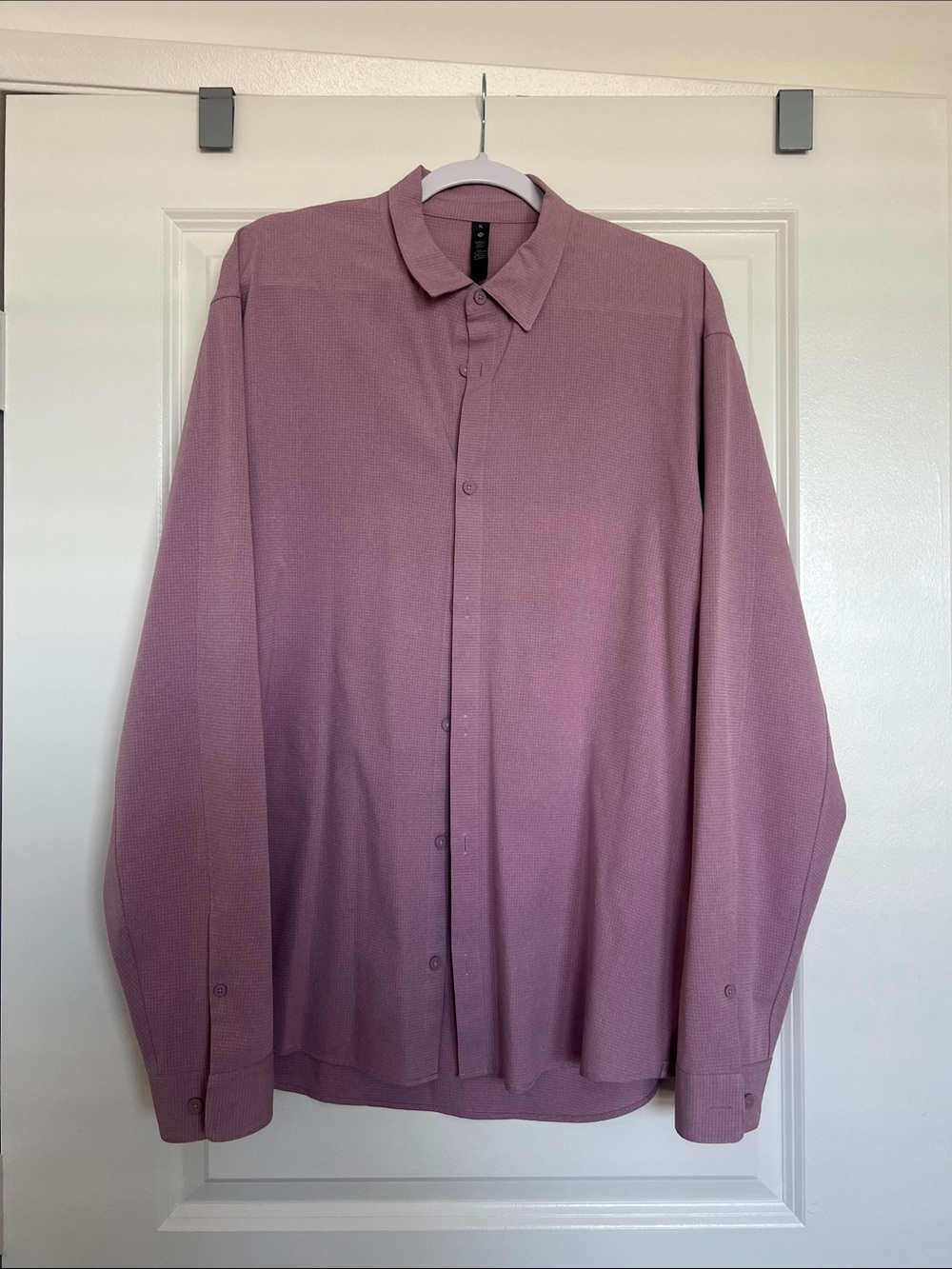 Lululemon Men's Button-Up Shirt - Dusty Mauve
